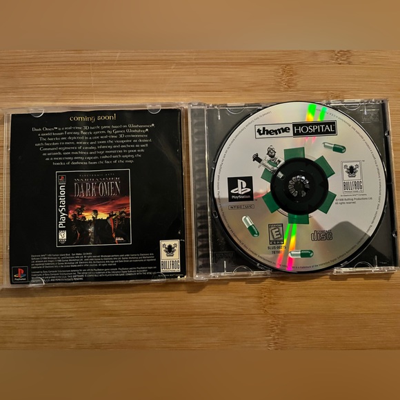 Theme Hospital PS1 Sony Playstation 1 COMPLETE  Black Label w/Registration Card - Picture 2 of 6